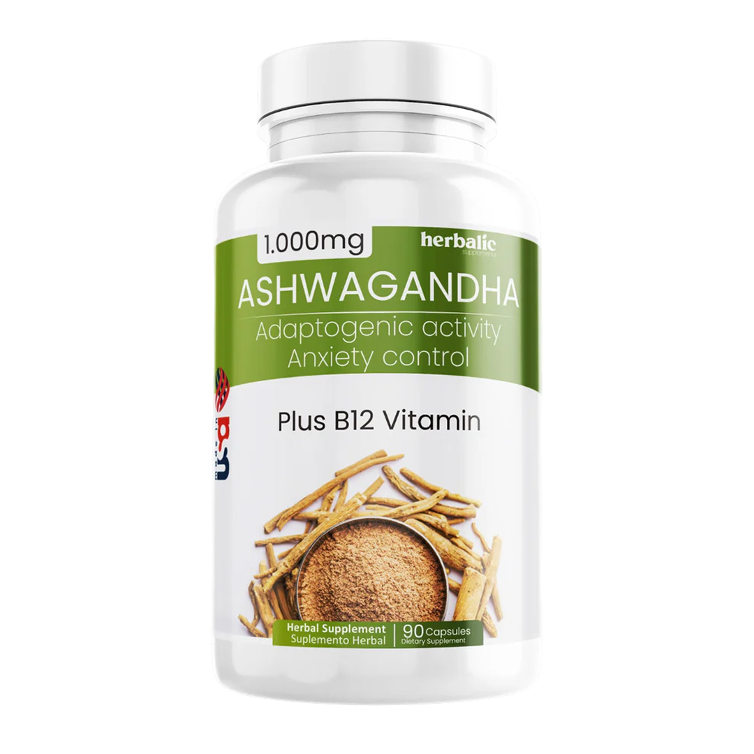 Ashwagandha 1000 mg, 90 Cápsulas