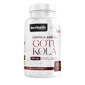Gotu Kola Centella Asiática 400 mg, 60 cápsulas