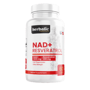 NAD Resveratrol 1500mg, 60 cápsulas